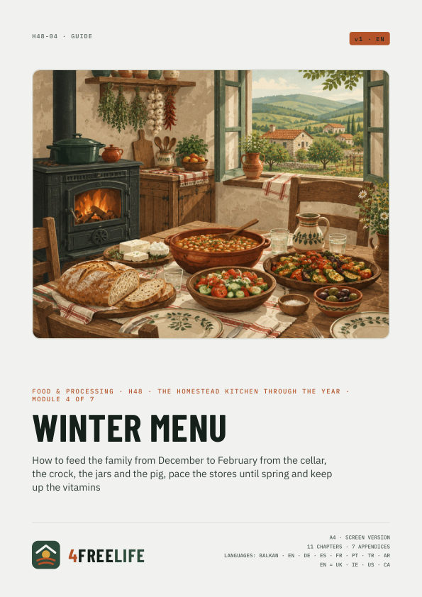 Winter menu