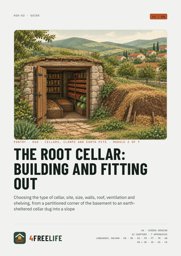 The root cellar: building and fitting out