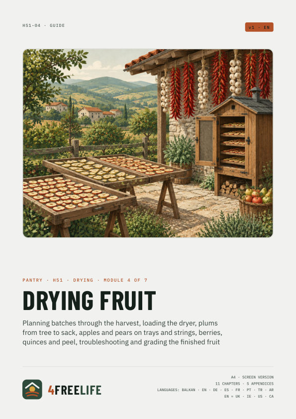 Drying fruit