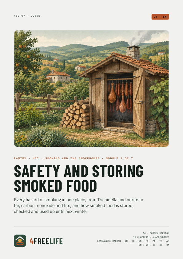 Safety and storing smoked food