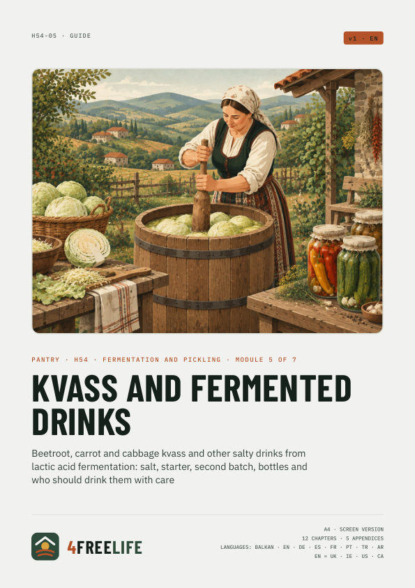 Kvass and fermented drinks