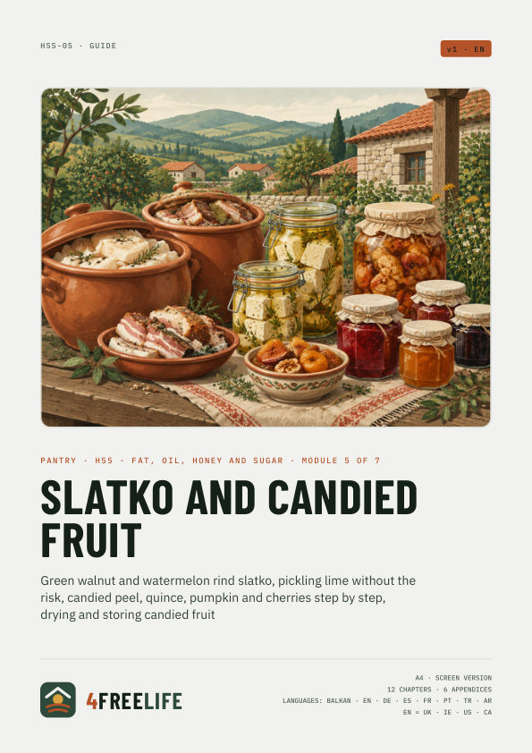Slatko and candied fruit
