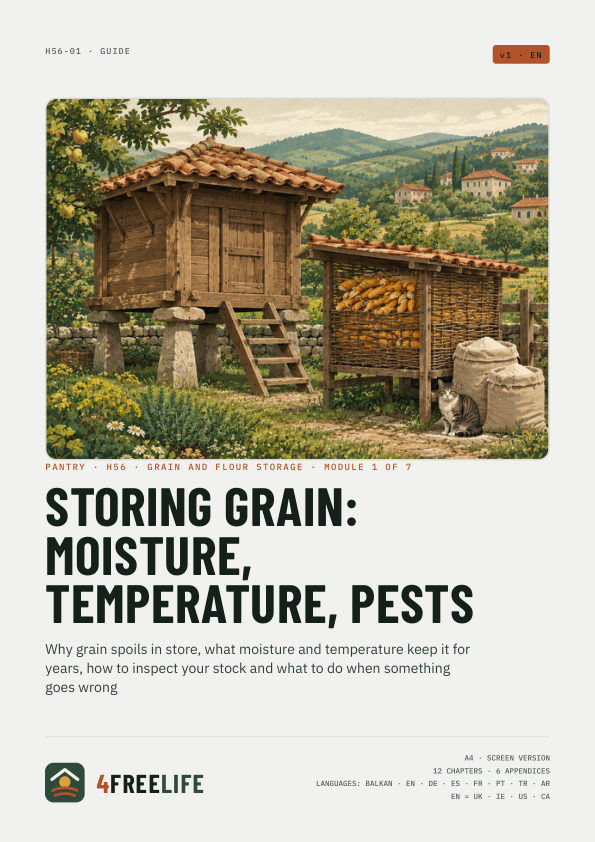 Storing grain: moisture, temperature, pests