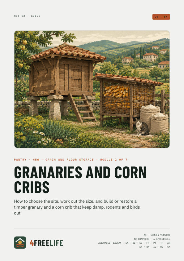 Granaries and corn cribs