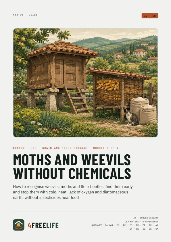Moths and weevils without chemicals