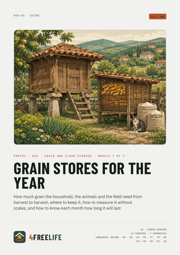 Grain stores for the year