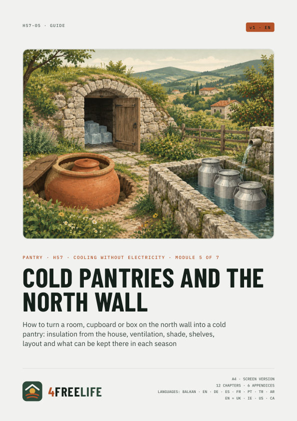 Cold pantries and the north wall