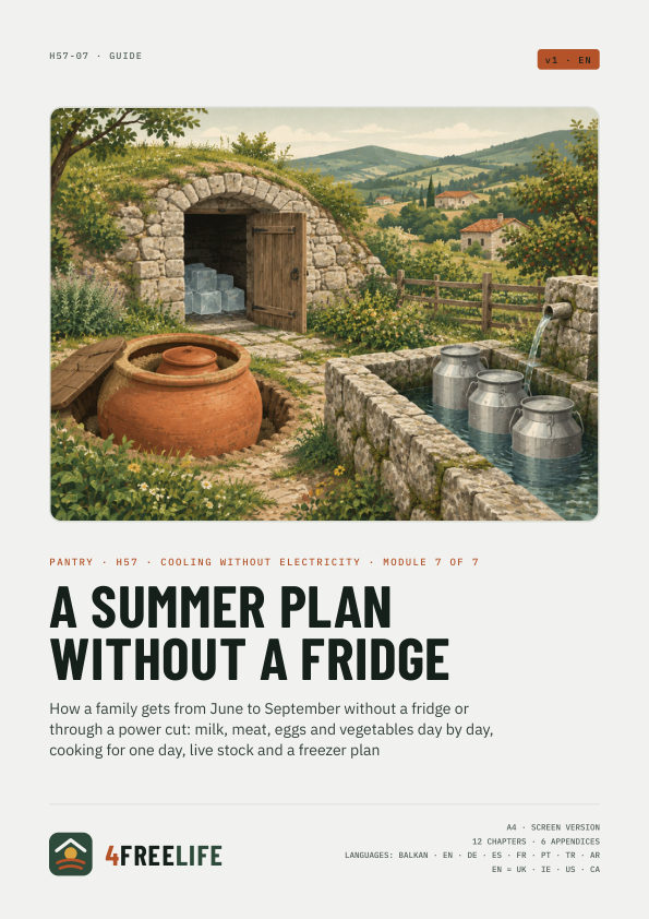 A summer plan without a fridge