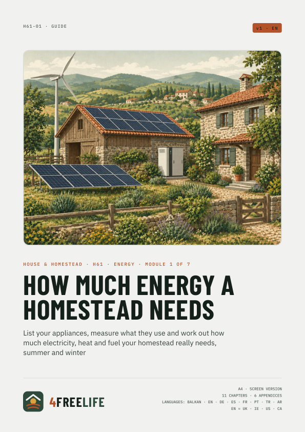 How much energy a homestead needs