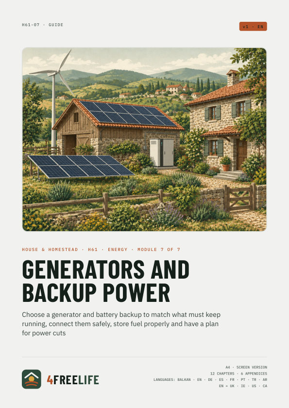 Generators and backup power