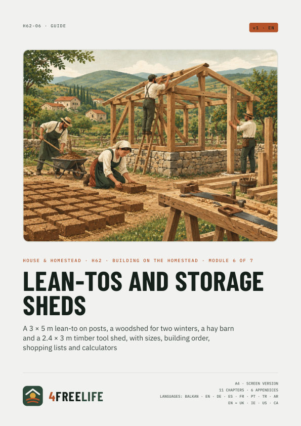 Lean-tos and storage sheds