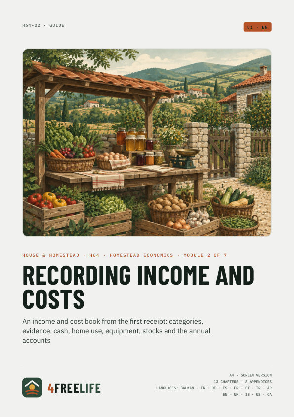Recording income and costs