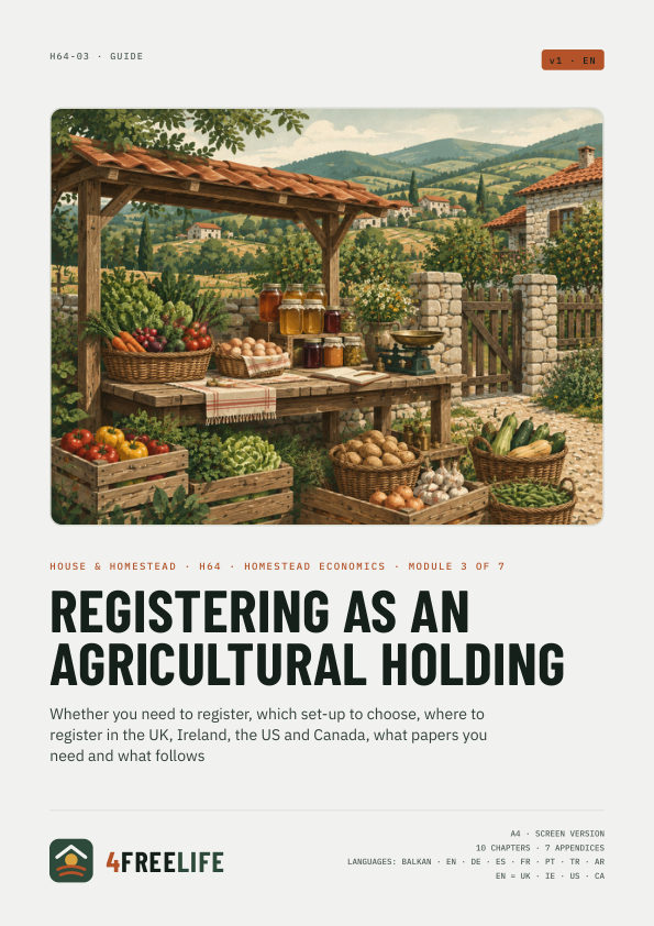 Registering as an agricultural holding