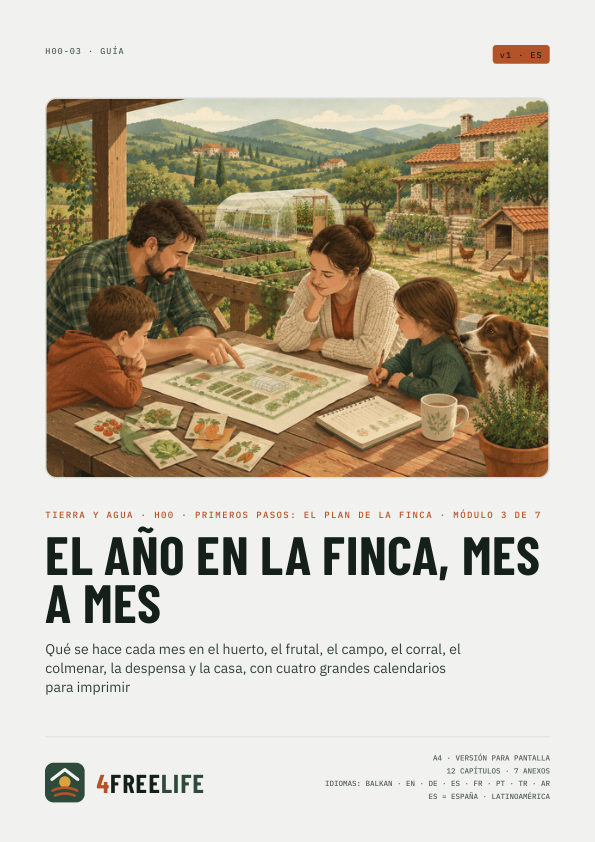 El año en la finca, mes a mes