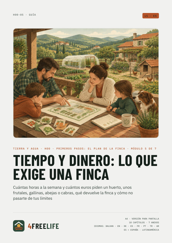 Tiempo y dinero: lo que exige una finca