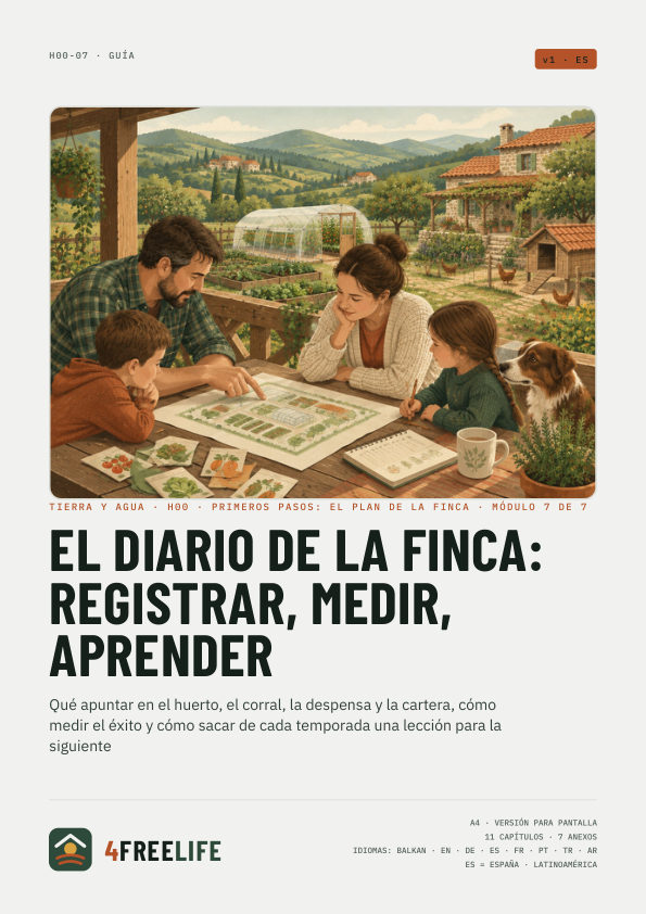 El diario de la finca: registrar, medir, aprender