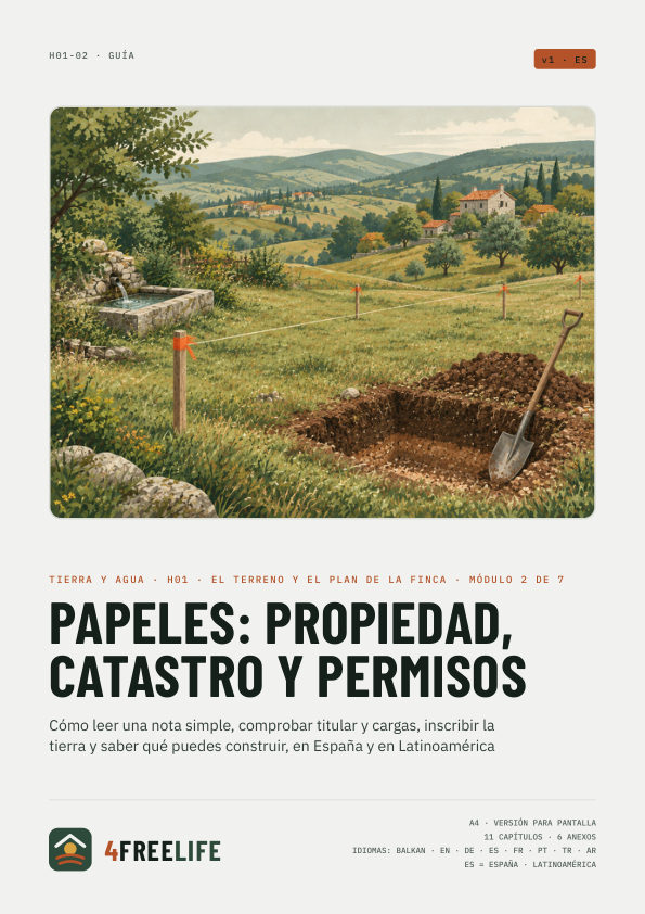 Papeles: propiedad, catastro y permisos