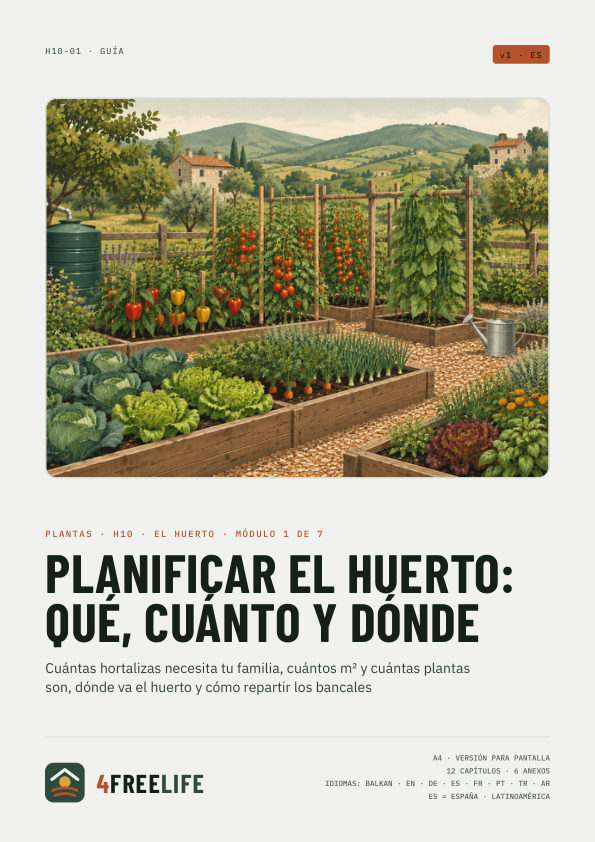 Planificar el huerto: qué, cuánto y dónde