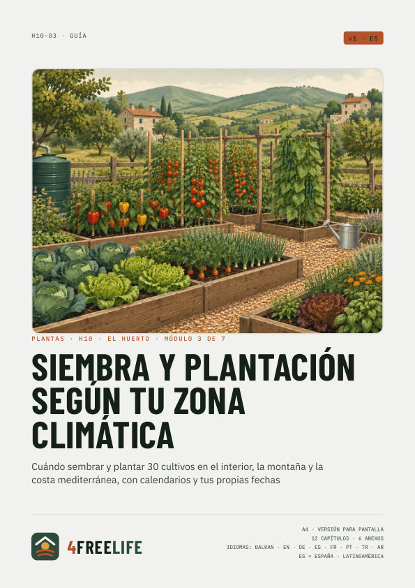 Siembra y plantación según tu zona climática