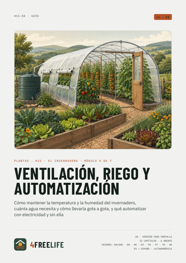 Ventilación, riego y automatización