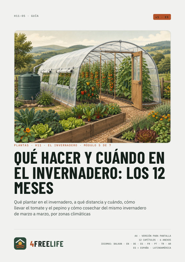 Qué hacer y cuándo en el invernadero: los 12 meses