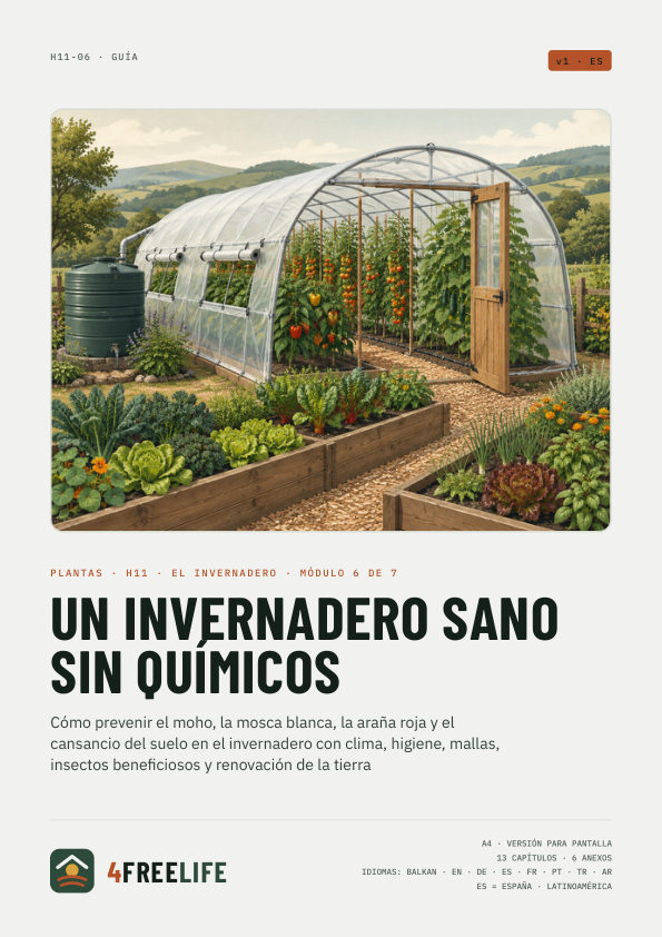 Un invernadero sano sin químicos