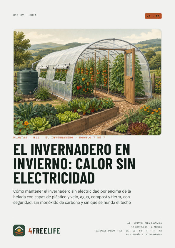 El invernadero en invierno: calor sin electricidad
