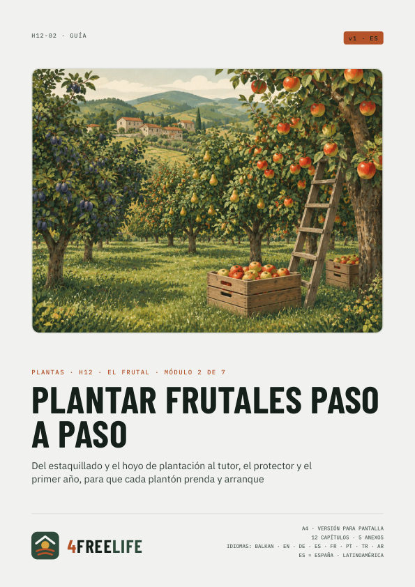 Plantar frutales paso a paso