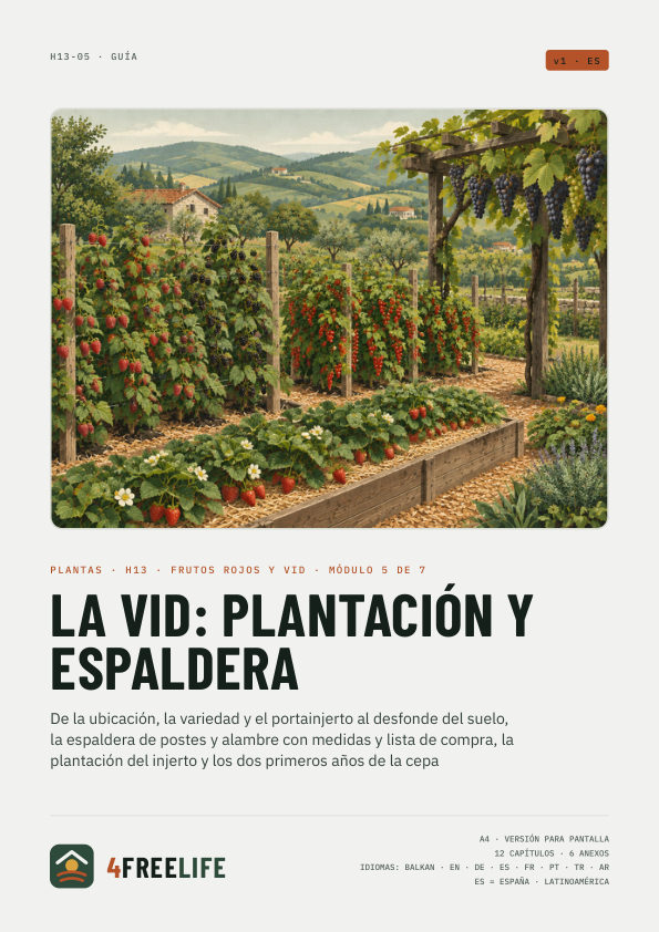 La vid: plantación y espaldera