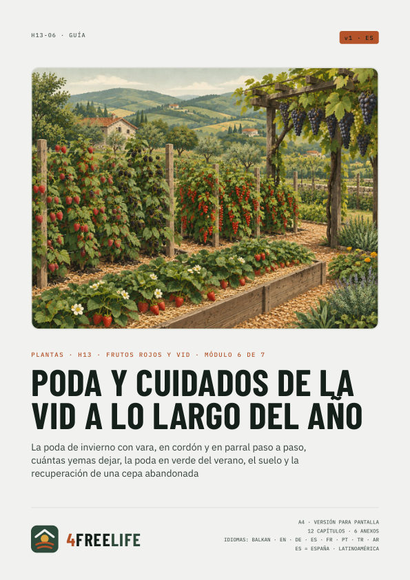 Poda y cuidados de la vid a lo largo del año