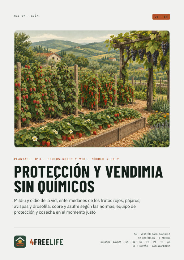 Protección y vendimia sin químicos