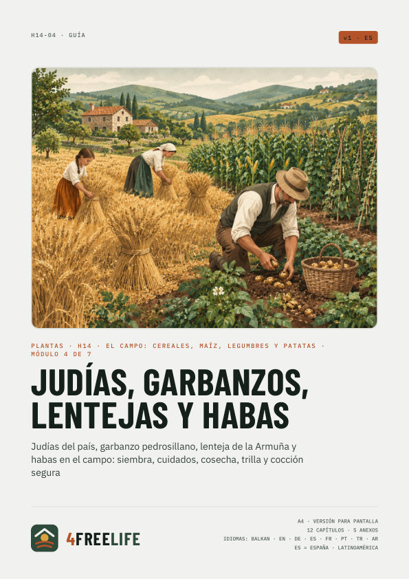 Judías, garbanzos, lentejas y habas