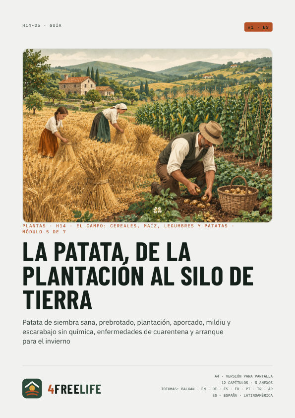 La patata, de la plantación al silo de tierra