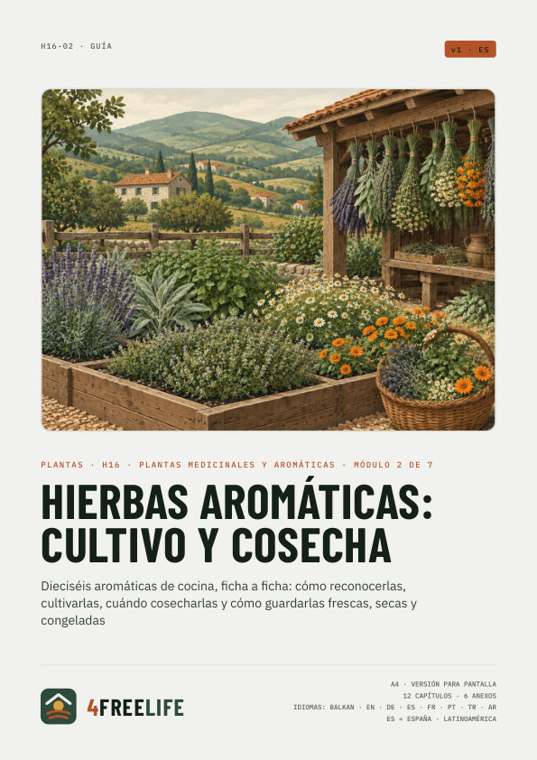 Hierbas aromáticas: cultivo y cosecha