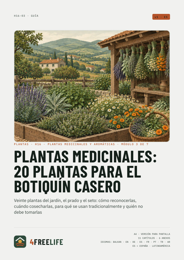 Plantas medicinales: 20 plantas para el botiquín casero