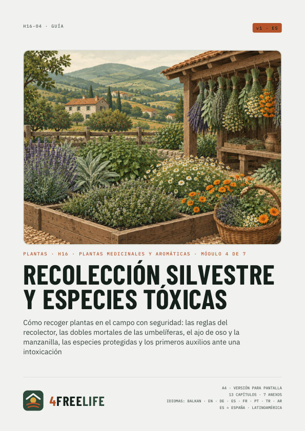 Recolección silvestre y especies tóxicas