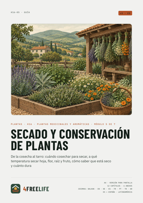 Secado y conservación de plantas