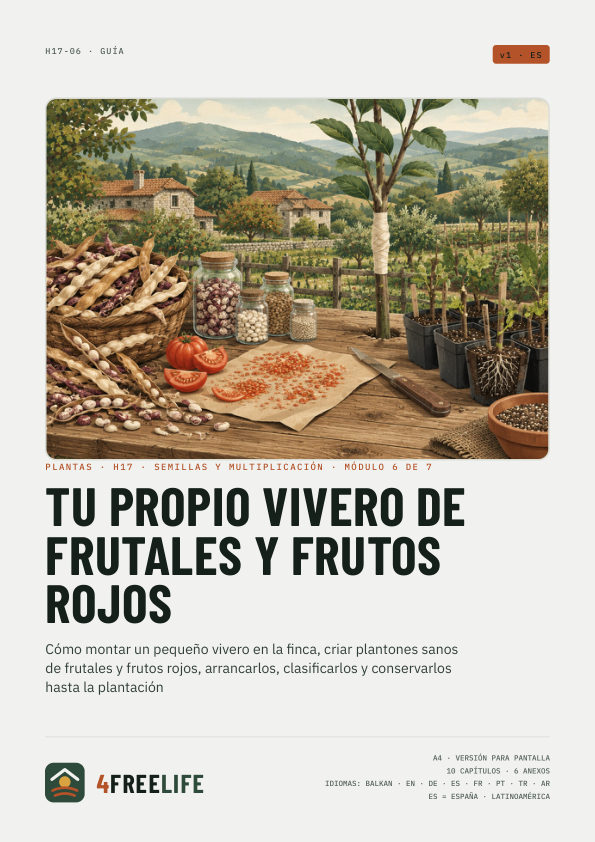 Tu propio vivero de frutales y frutos rojos