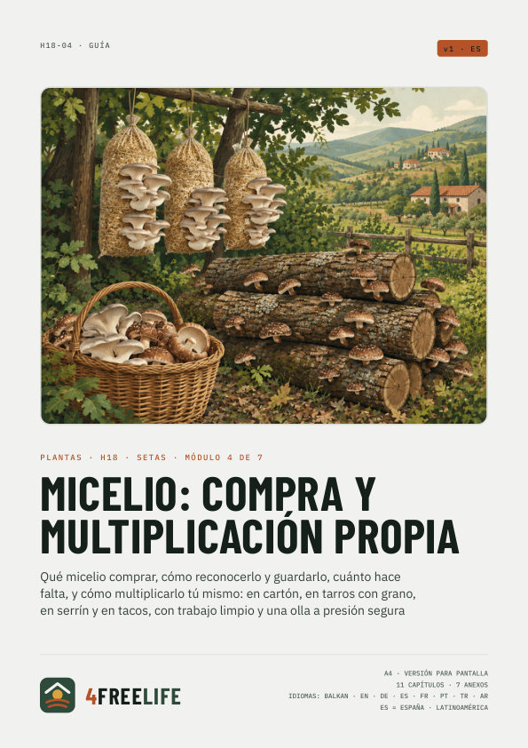 Micelio: compra y multiplicación propia