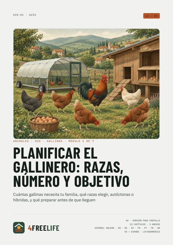 Planificar el gallinero: razas, número y objetivo