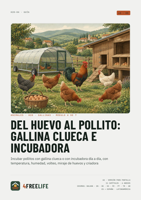 Del huevo al pollito: gallina clueca e incubadora