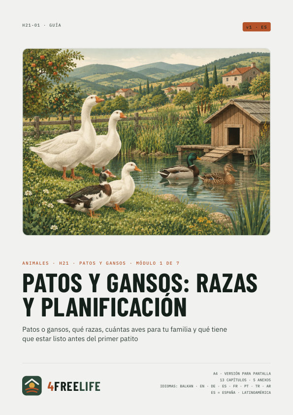 Patos y gansos: razas y planificación
