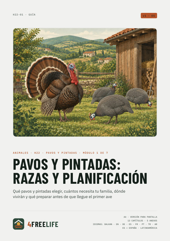 Pavos y pintadas: razas y planificación