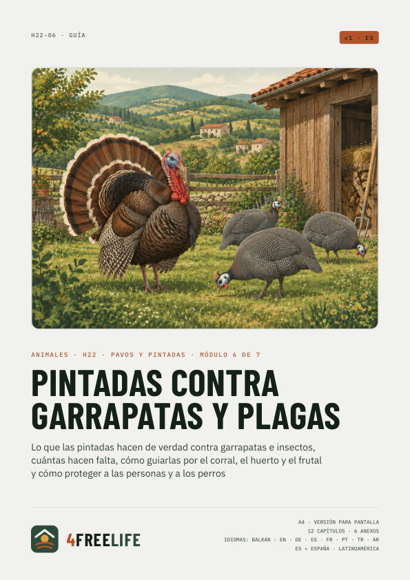 Pintadas contra garrapatas y plagas