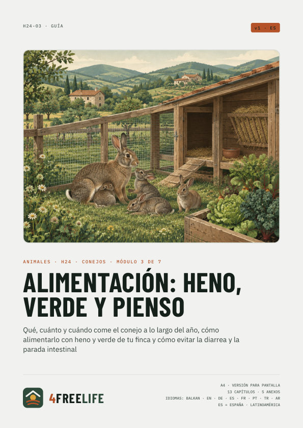 Alimentación: heno, verde y pienso