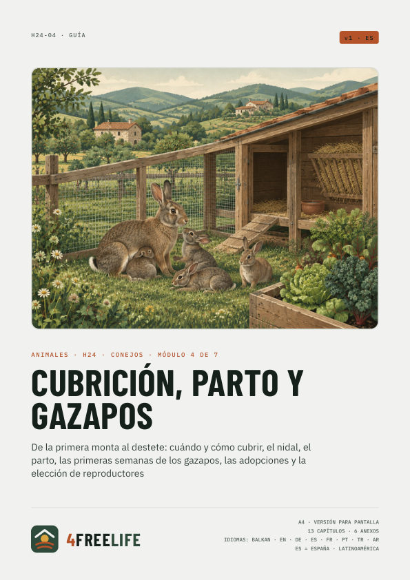 Cubrición, parto y gazapos