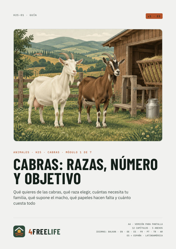 Cabras: razas, número y objetivo