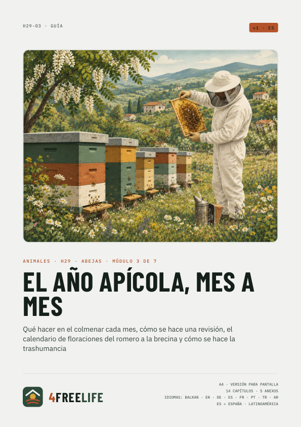 El año apícola, mes a mes