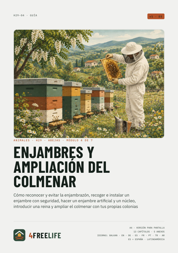 Enjambres y ampliación del colmenar