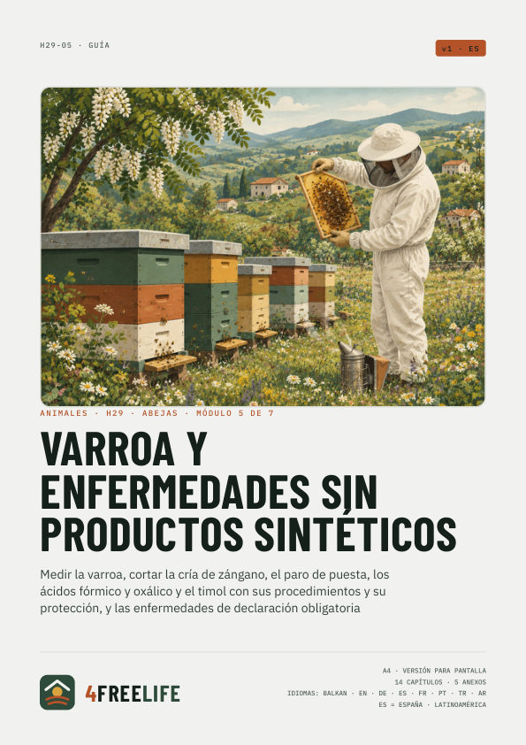 Varroa y enfermedades sin productos sintéticos